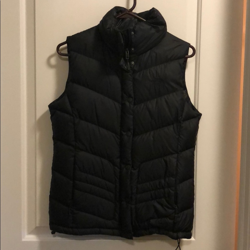 Northface Black Down Vest, S/ P